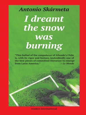 cover image of I Dreamt the Snow was Burning